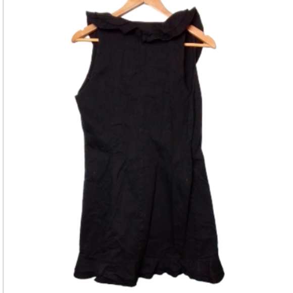 Alyn Paige black wrap around sleeveless tunic size 11/12 - Picture 2 of 7